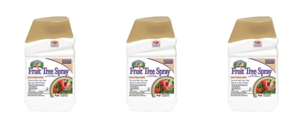 3 Bonide Captain Jack's Fruit Tree Spray Concentrate Disease Insect Control 16oz
