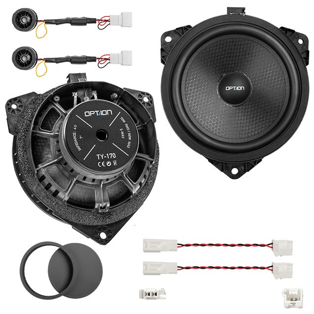 OPTION Plug & Play Speaker For Toyota Legender Front Component System | OPTION
