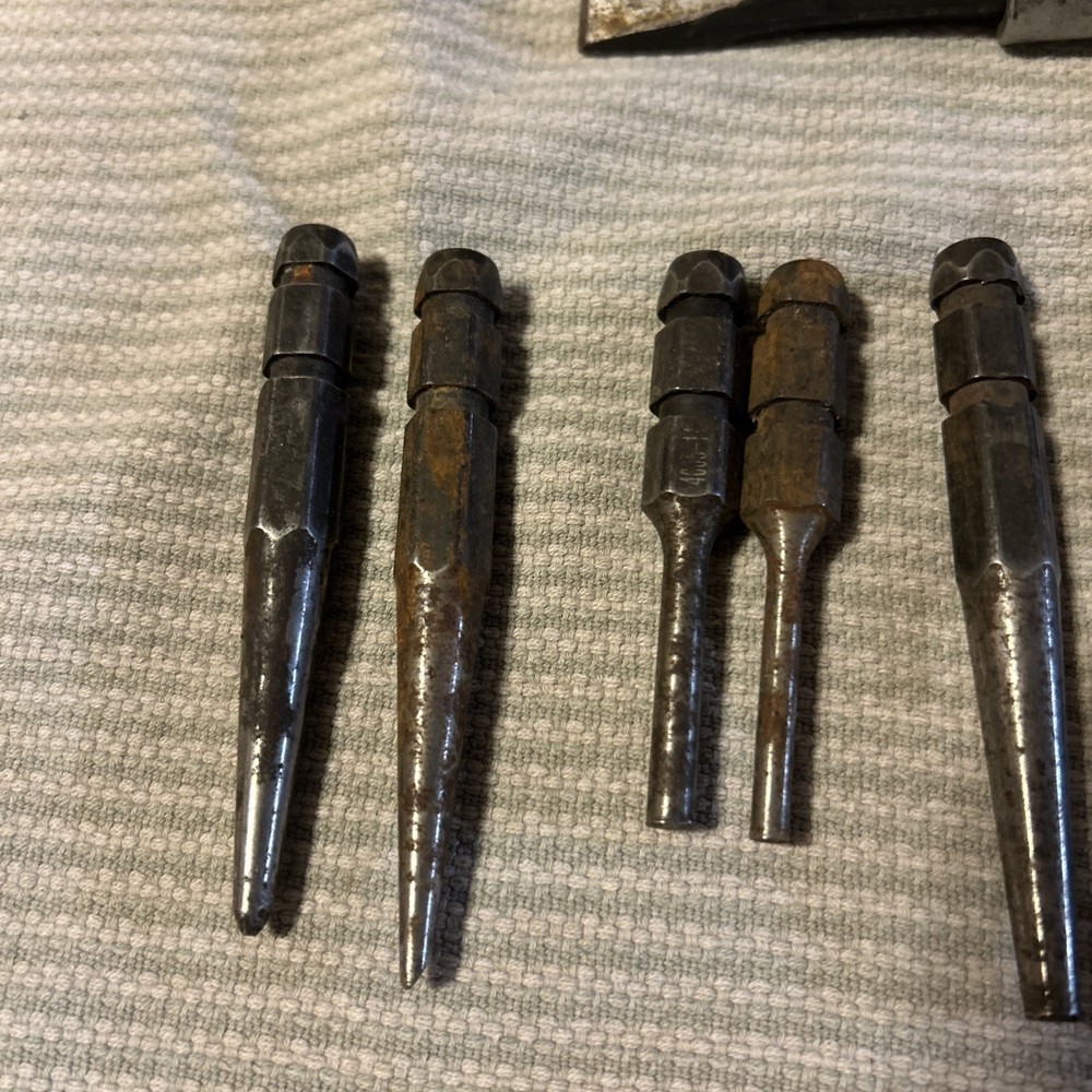 OTC 4605-01 11 Piece Interchangeable Quick Change Punch & Chisel Set