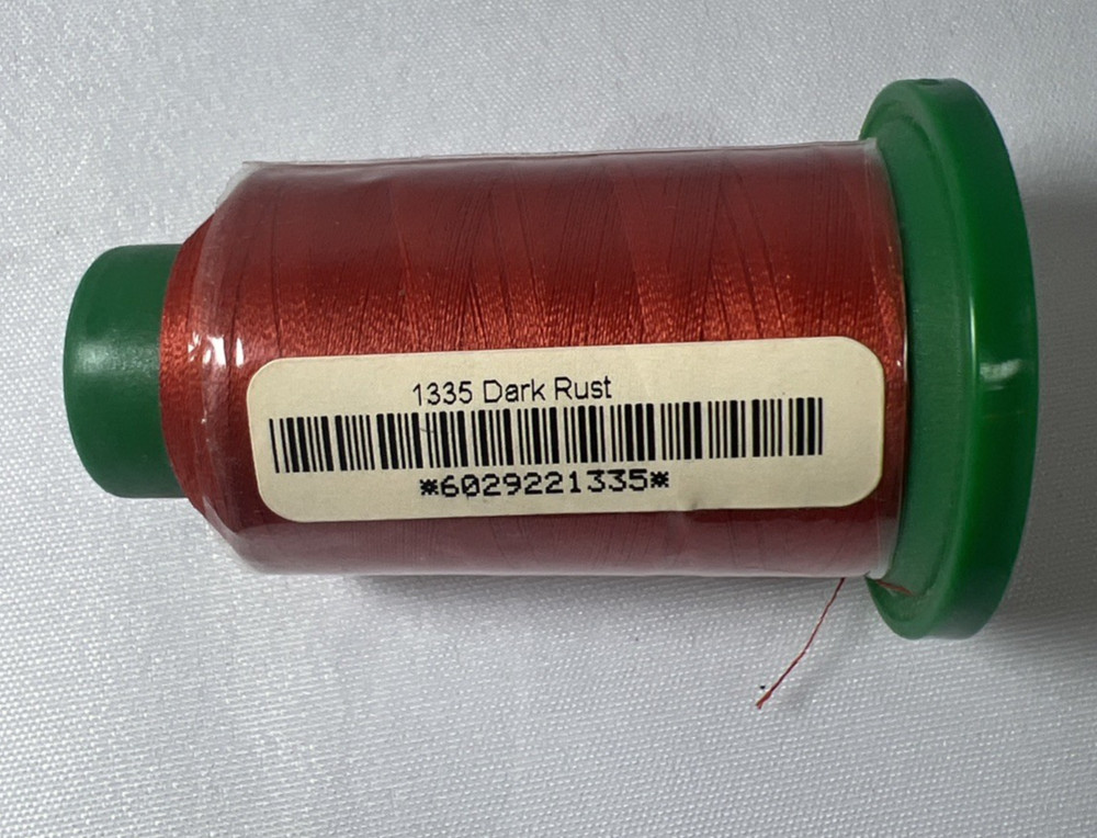 Isacord Embroidery Thread - Dark rust 1335 - 1000m 40 wt