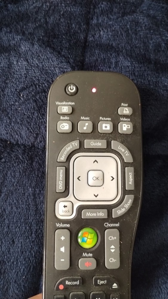 Genuine HP Microsoft Windows Media Center Remote Control