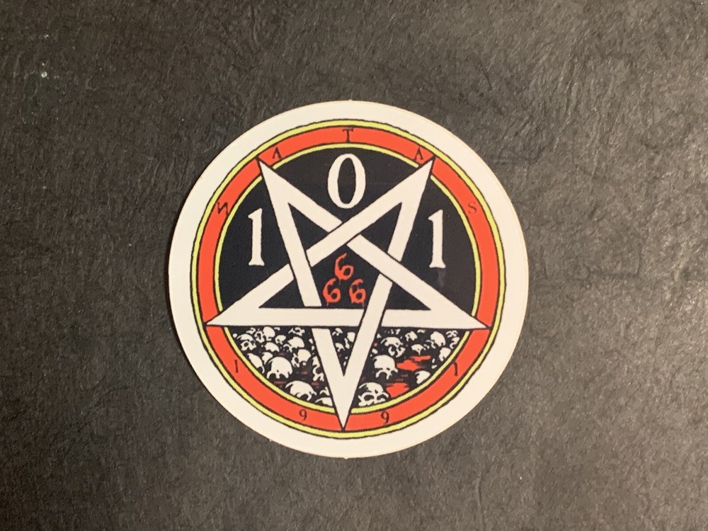Natas 101 Skate Sticker