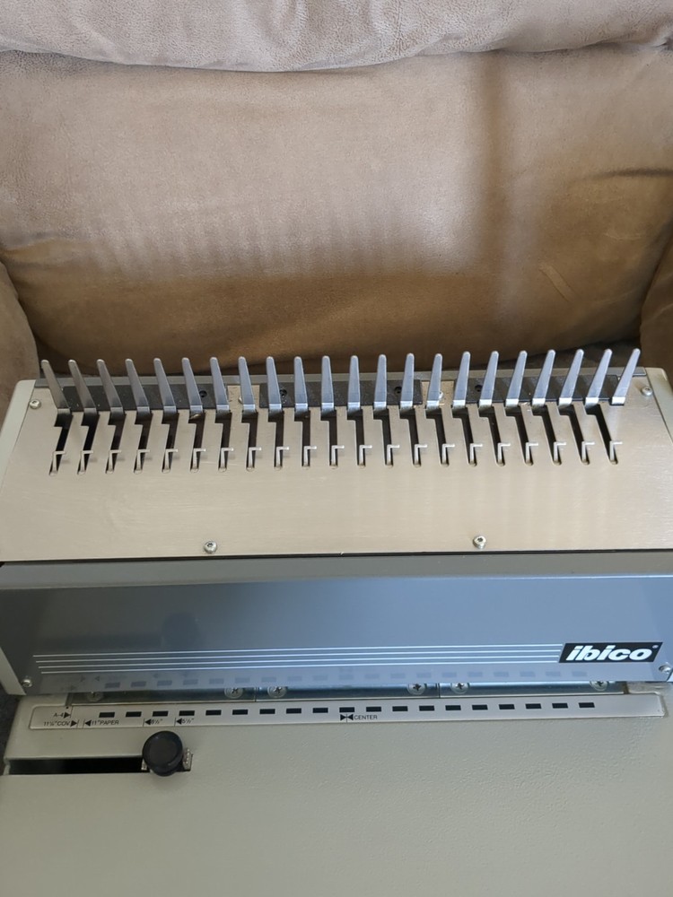 Ibico Ibimatic Plastic Comb Binding System Used Great Condition Switzerland