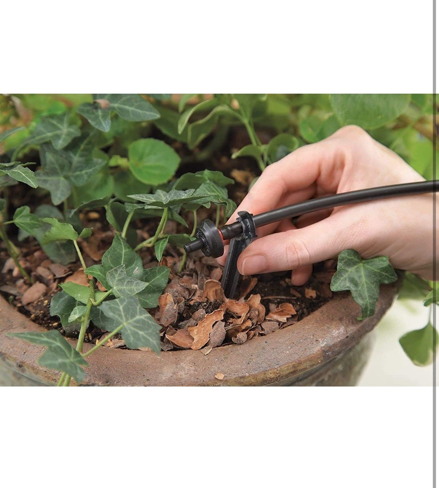 Raindrip Automatic Drip Irrigation Watering Kit with Customizable Timer