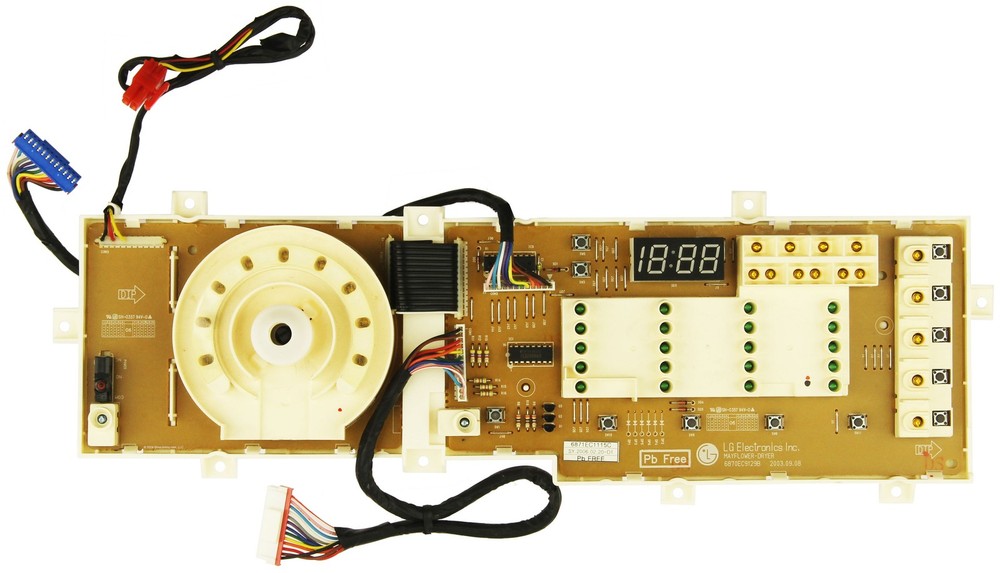 LG Dryer 6871EC1115C Main Display Board Assembly