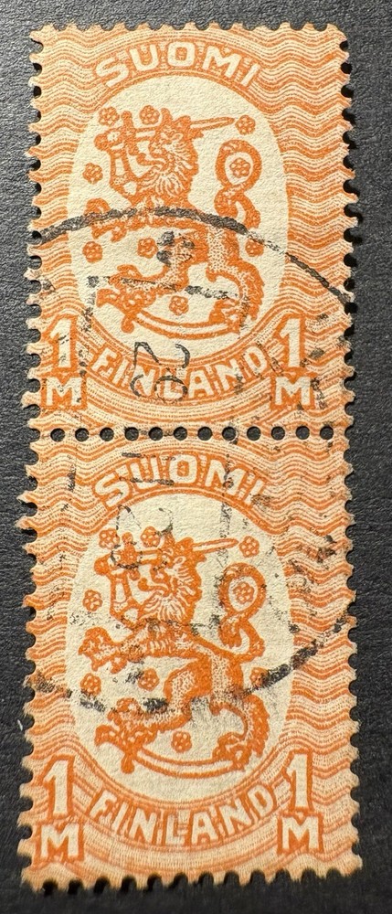 Finland Stamp Pair Used Hinged Free Shipping