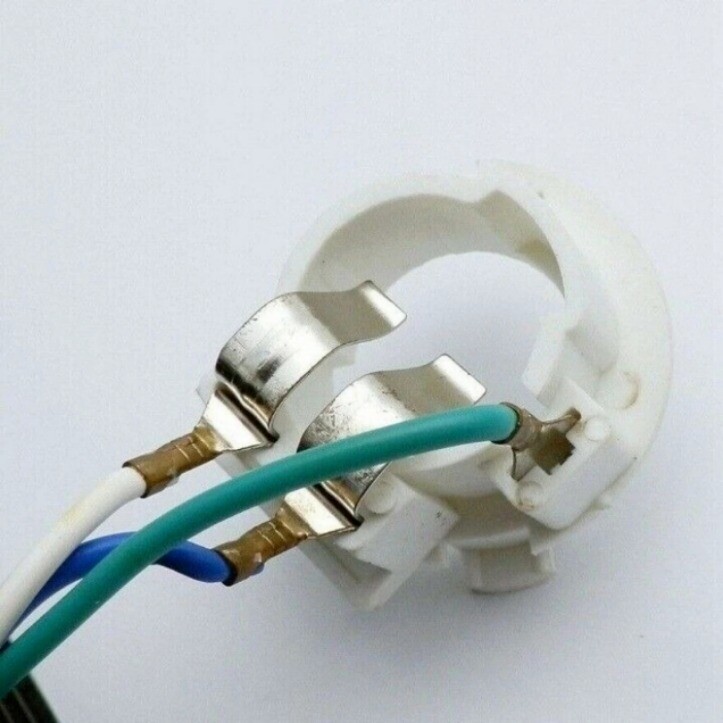 1PC BA20D Headlight Bulb Socket Ignitor Wire GY6 -50 Chinese Scooter