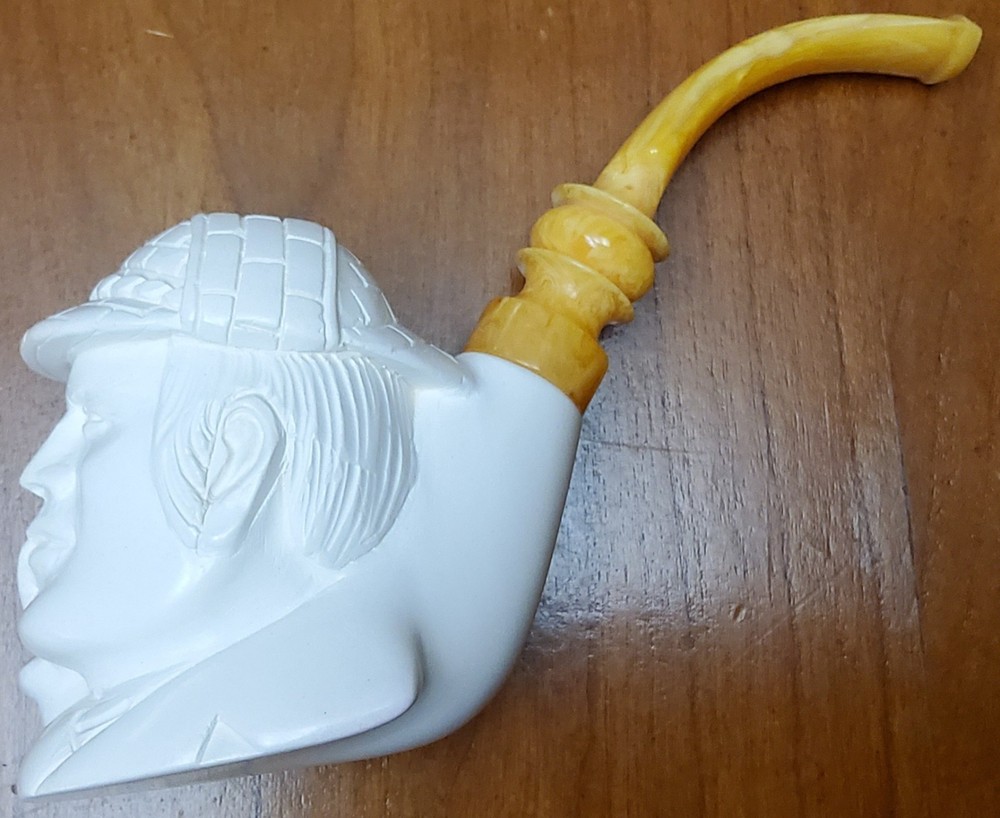 MEERSCHAUM PIPE, SHERLOCK HOLMES, WITH CASE