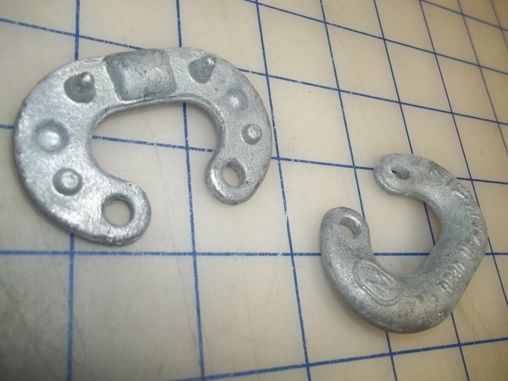 *1 military surplus grade 30 repair chain link made in USA  size is 7/16 metal