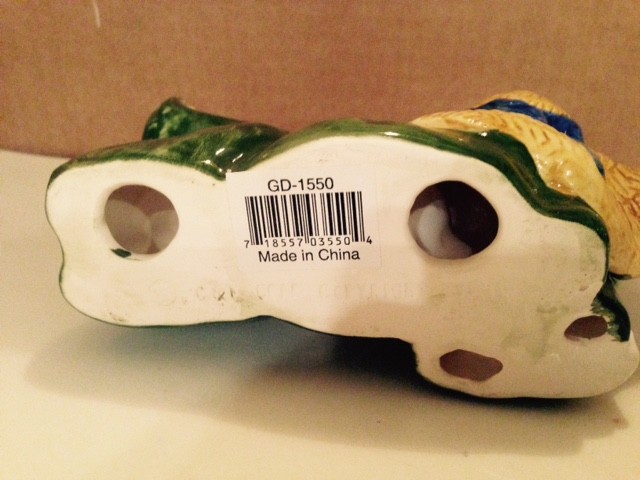 New Ceramic Frog Candle Holder, Free Shipping