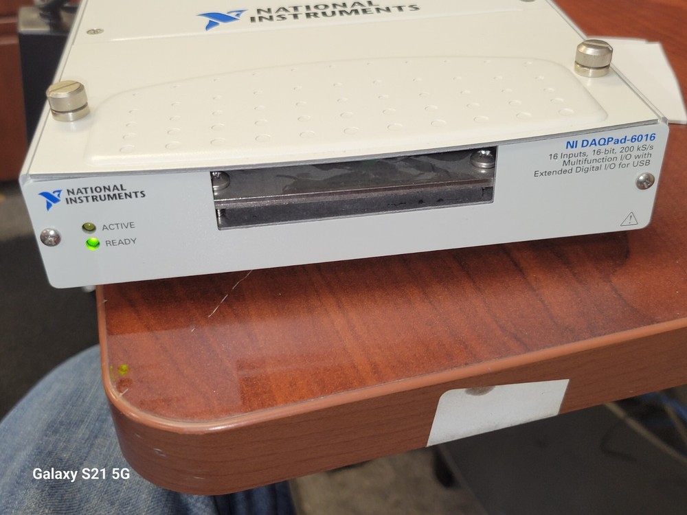 National Instruments NI DAQPad-6016+ ADAPTER-USB CABLE + 3 FT SINGLE CABLES