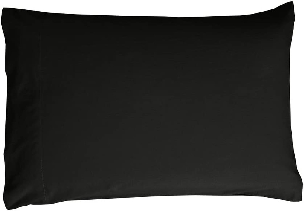 Queen Sheets Set - Black Hotel Luxury 4-Piece Bed Set, Extra Deep Poc
