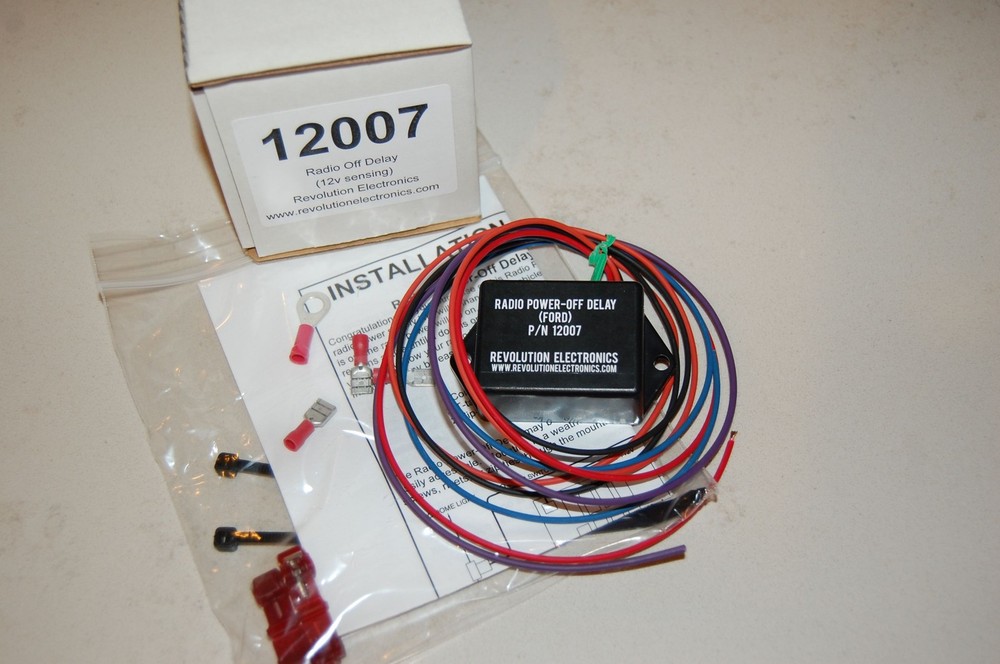 Radio Power-Off Delay (12V sensing - Ford)