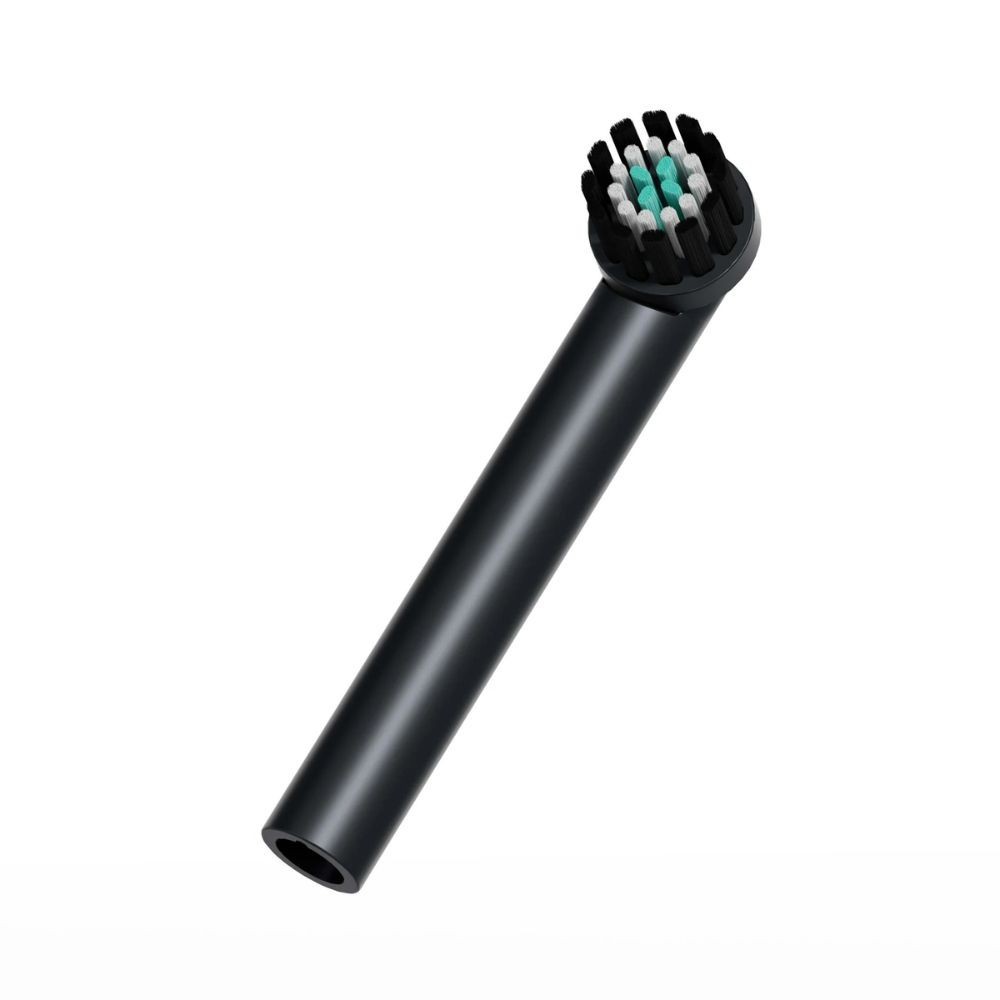 Quip 360 Oscillating Brush Head Soft Black Replacement Heads 2 Pack New