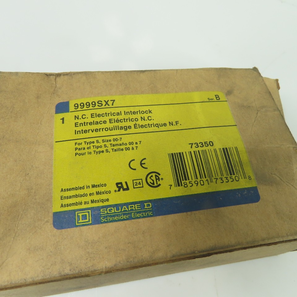 Square D 9999SX7 Ser B Electrical Interlock Auxiliary Contact NEW