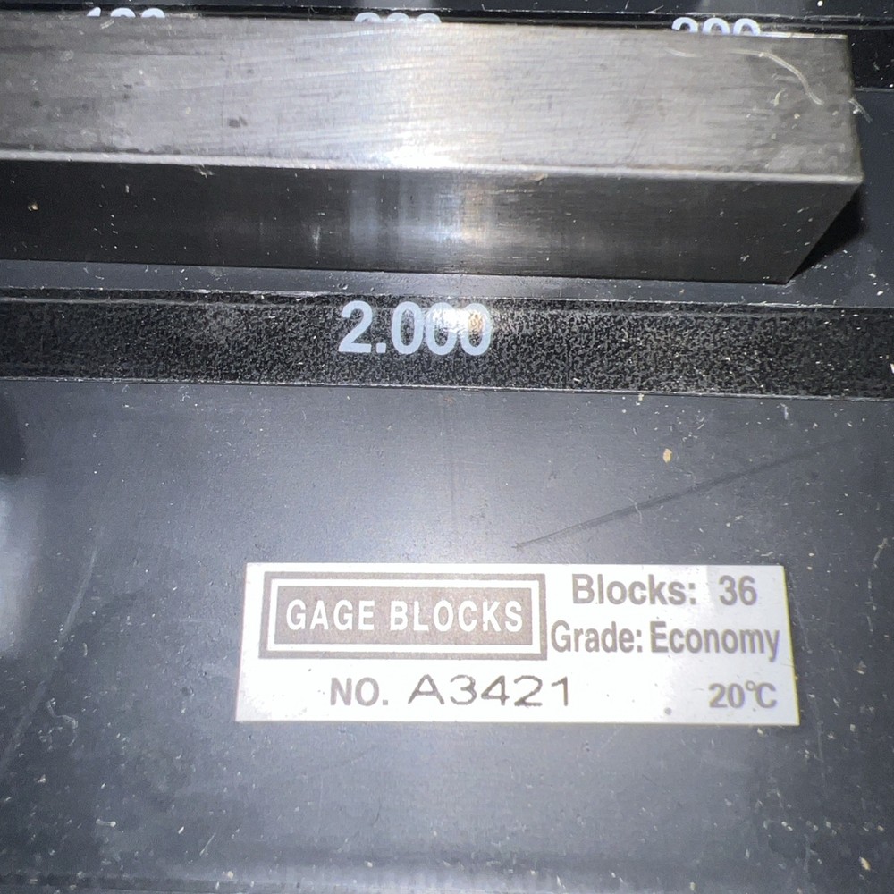 Gauge Block Set 37 Pcs, New