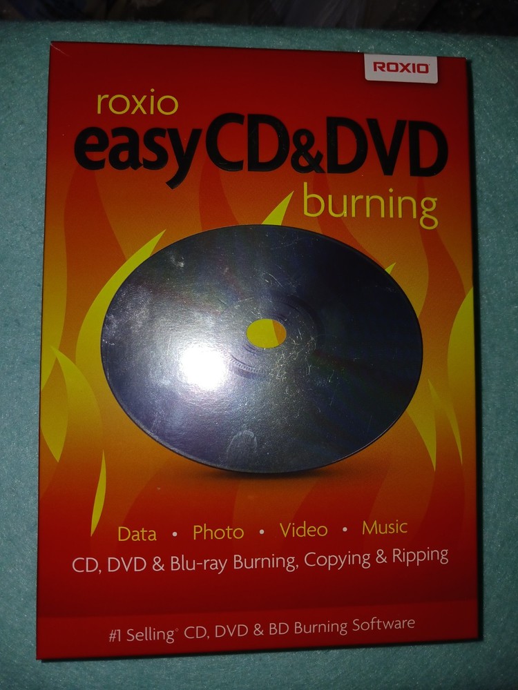 Roxio Easy CD & DVD Burning Software for PC, New Sealed