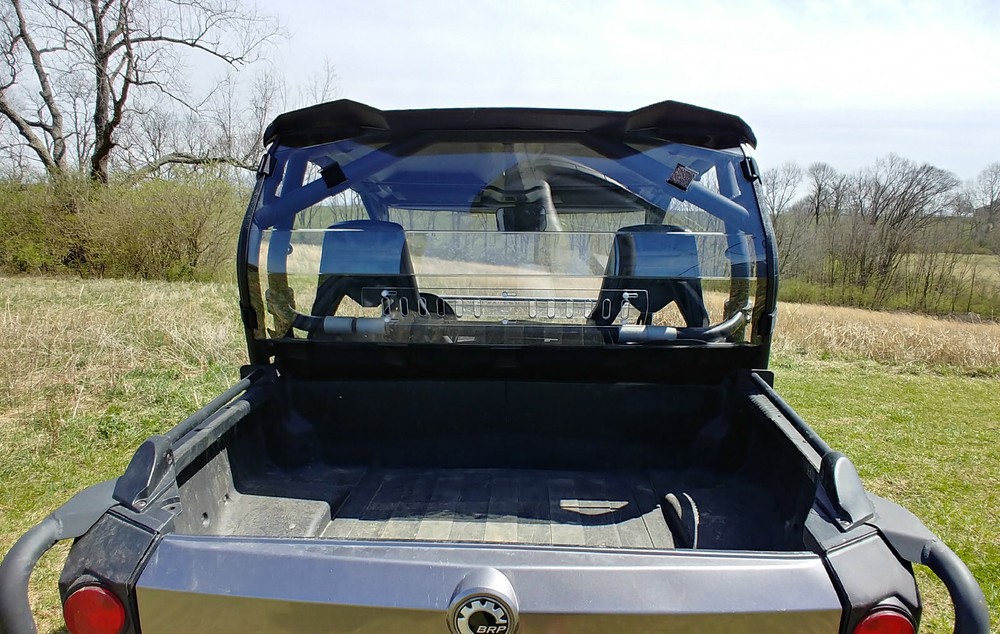 Can-Am Commander / Commander Max 2011-2020 Rear Lexan Window w/ Clamps & Vents.
