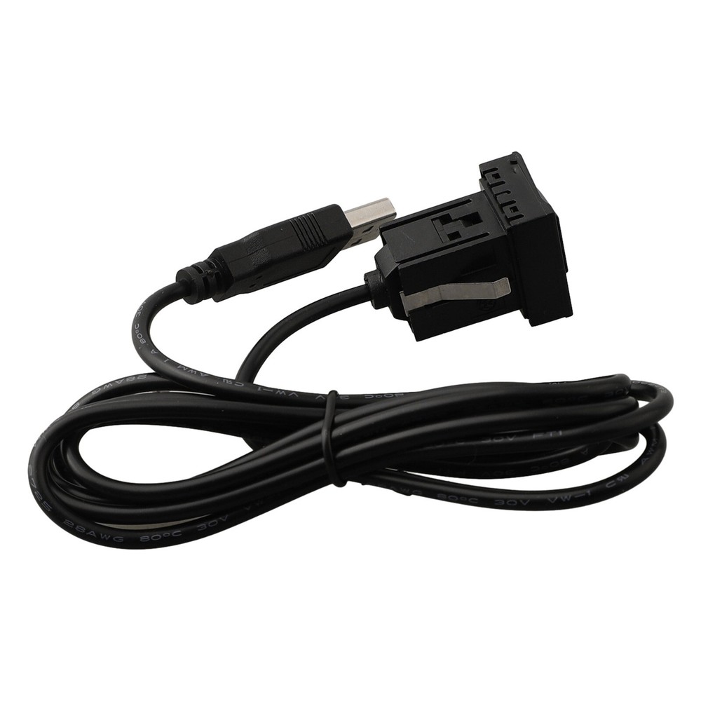 Car for DASH Flush Mount AUX USB Port Panel Dual USB Extension Adapter Cable