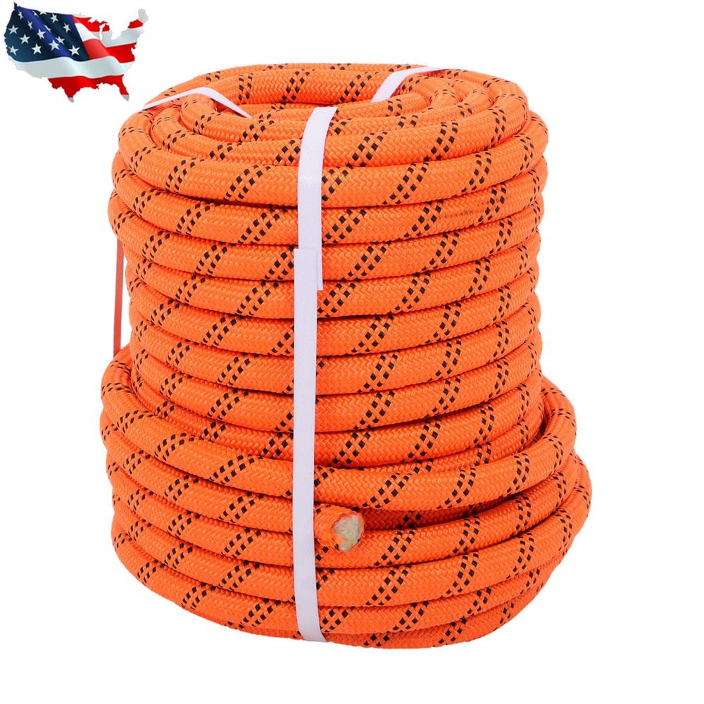 Pulling Rigging Line3/4" × 120' Double Braid Nylon Polyester Arborist Bull Rope