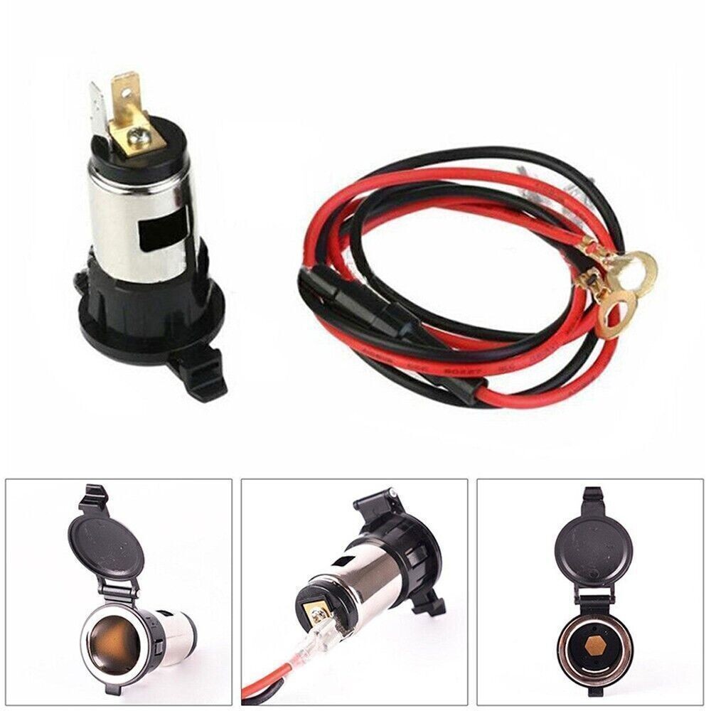 12V Car Cigarette Lighter Replace Power Adapter Plug Outlet Socket Durable