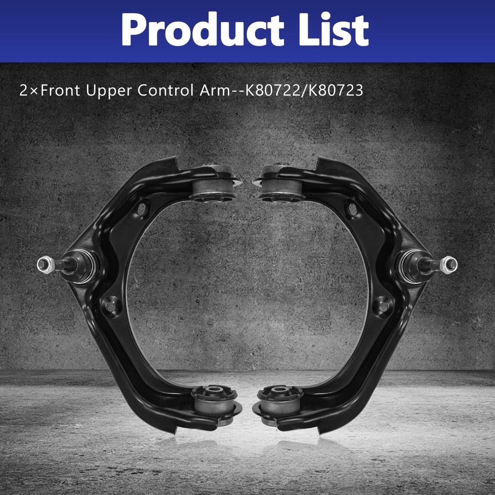 2Pcs Front Upper Control Arm with Ball Joint for Explorer 2006-2010 K80722