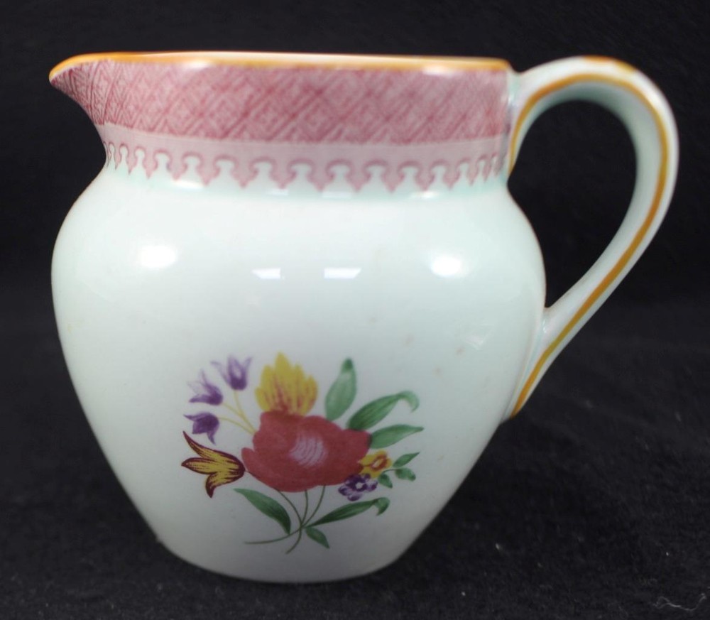 Adams Lowestoft Four Piece Assortment Current Modern Backstamp