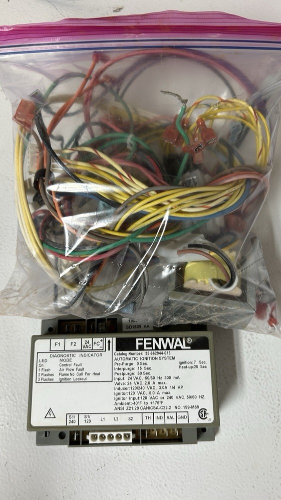 Pentair Mastertemp Pool Heater - wiring harness