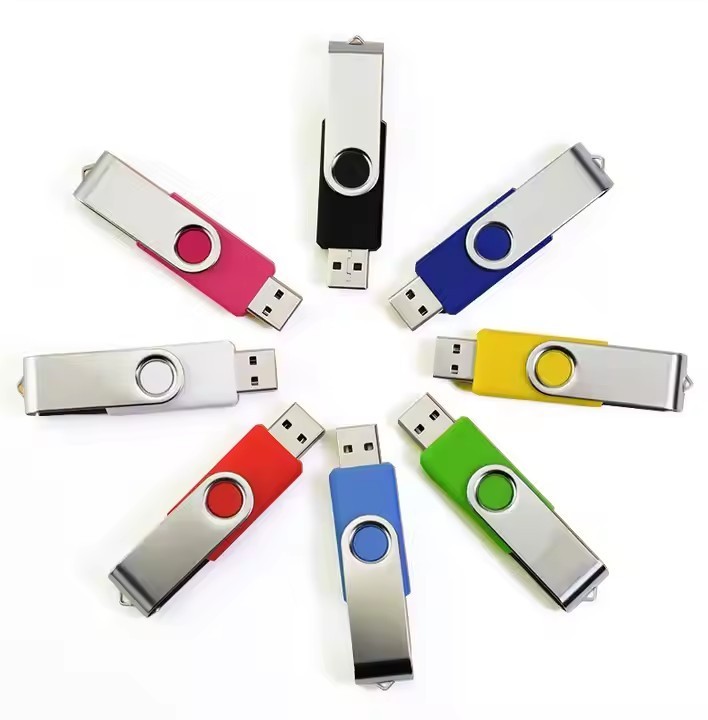 Wholesale 10 pack rotate usb flash drive memory stick pendrive Free custom LOGO