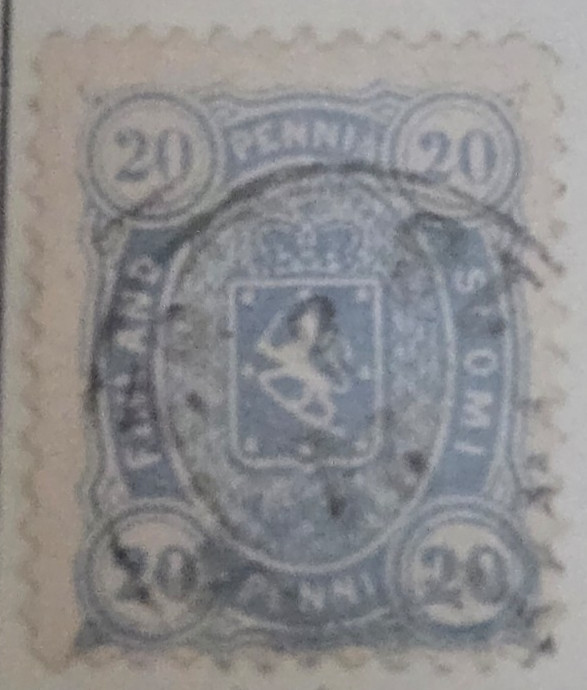 Stamp Finland 1875 #21 used