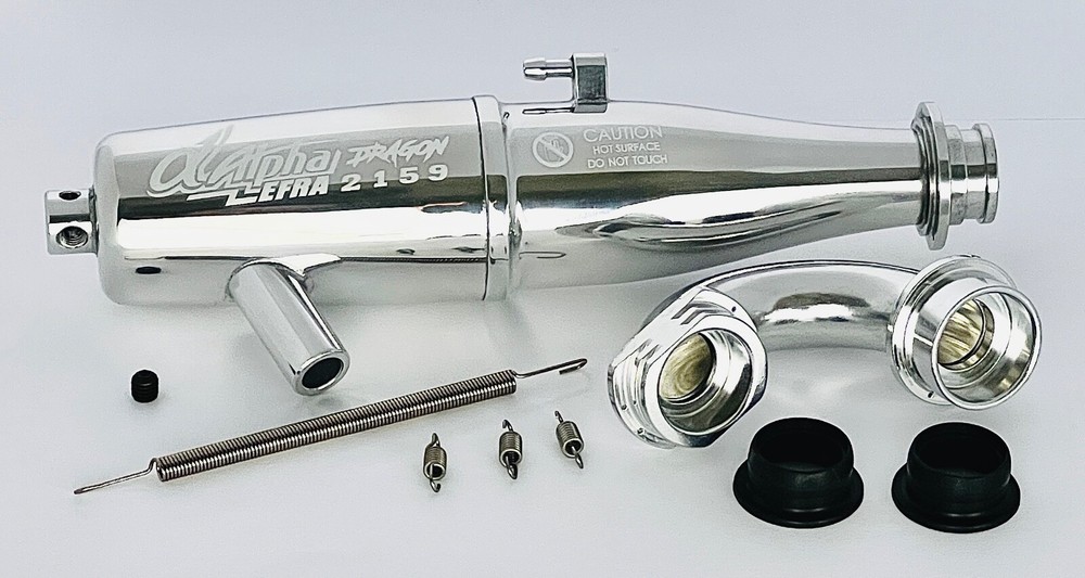 Nitro RC Exhaust System EFRA 2159 Pipe Bottom to Mid Range LutzRC