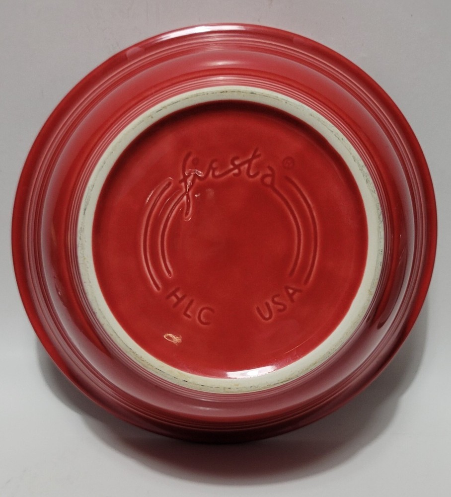 Fiesta Scarlett Red Casserole Bowl With Lid