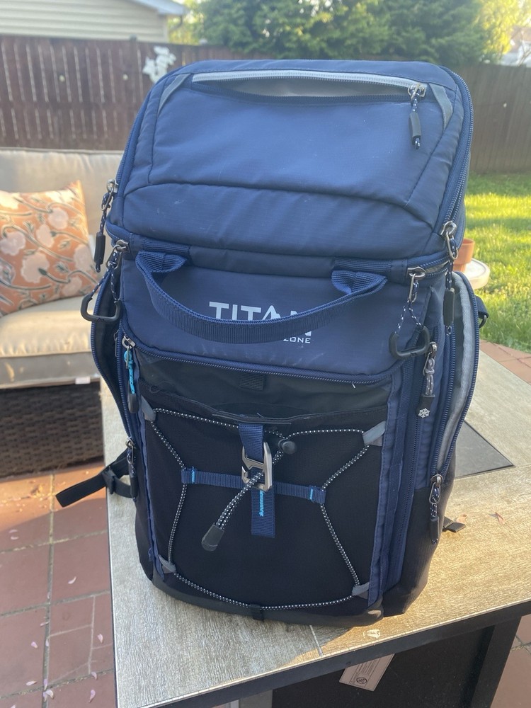Titan by Arctic Zone 26 Can Backpack Cooler - Dark Blue