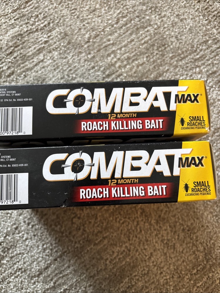 2 Pack (36 total Bait Stations) COMBAT Max 12 Month Small Roach Killing Baits