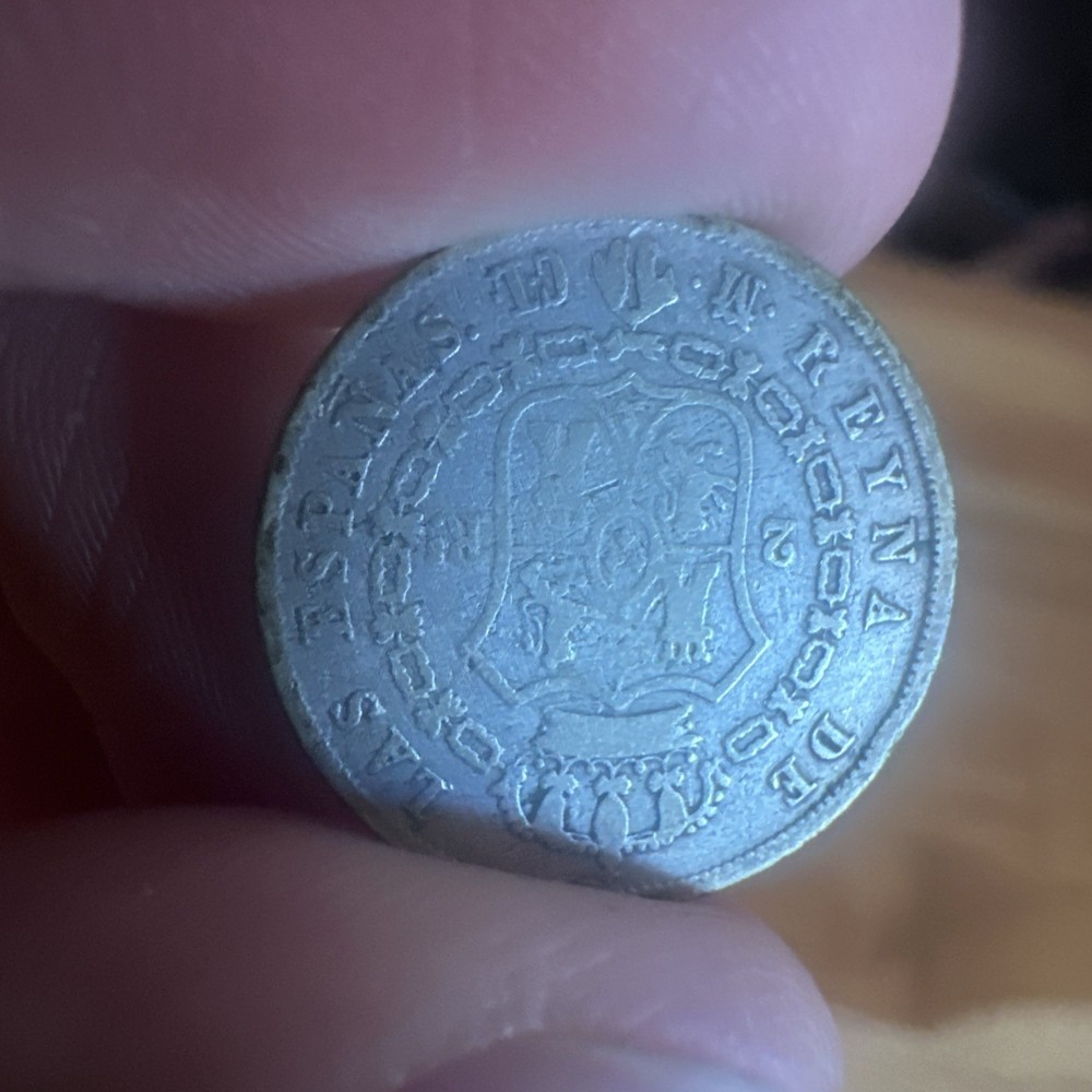 1847 Spain 2 Reales Isabella