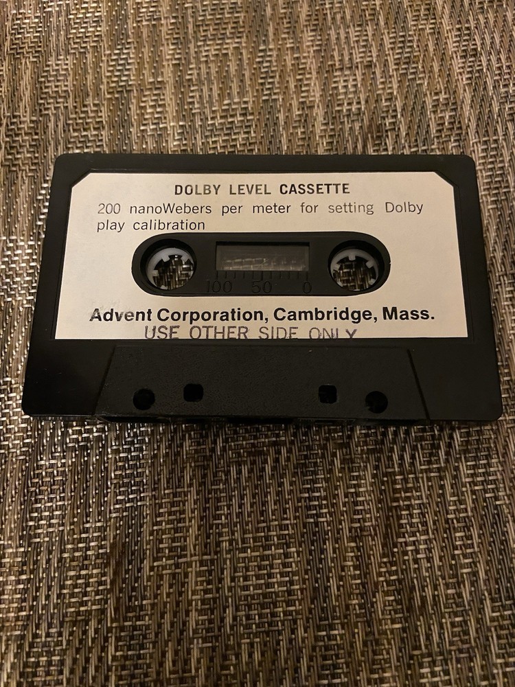 Dolby Level Cassette by Advent Corporation