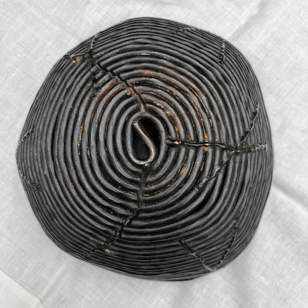 Primitive Tribal Iron Bowl