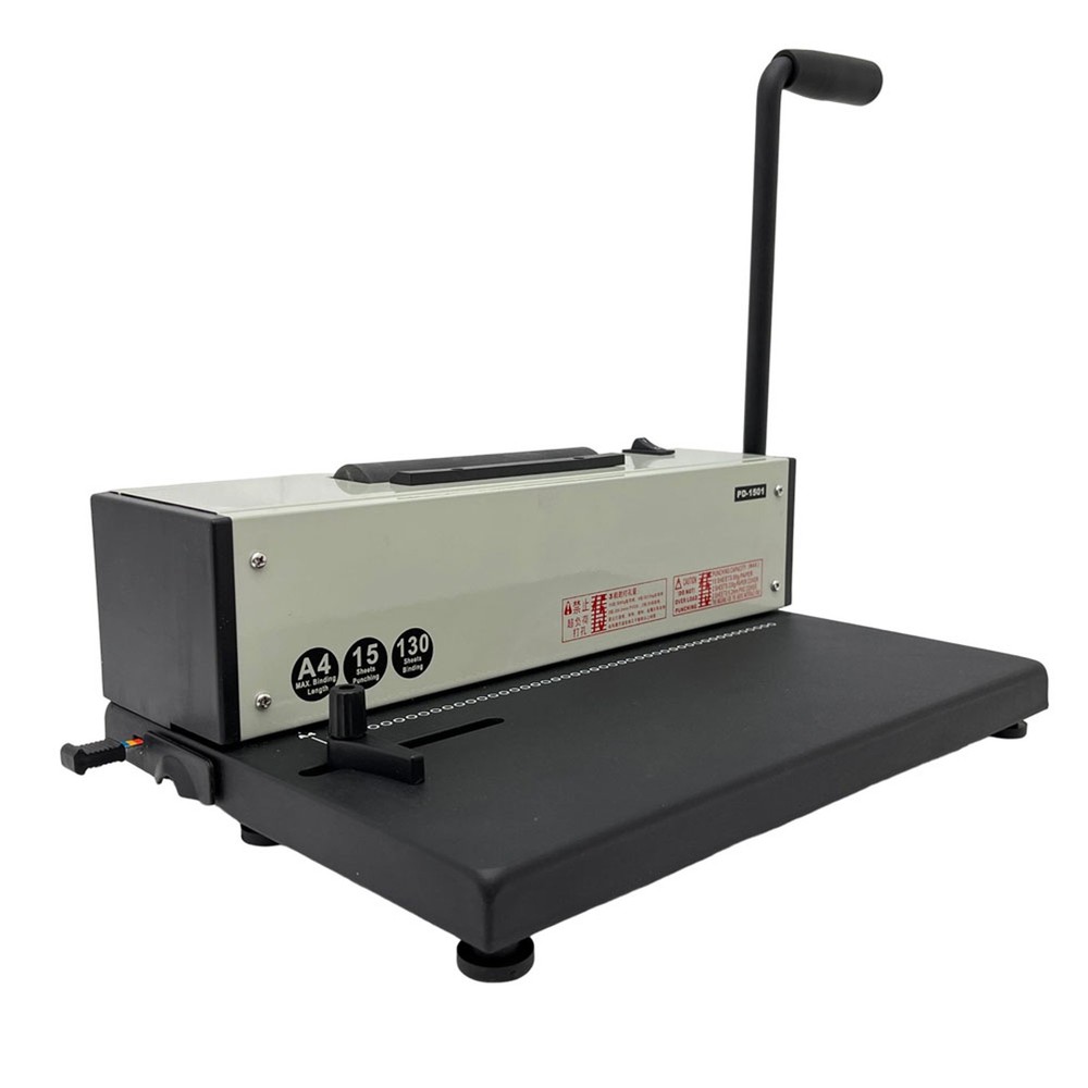 110V Electric Spirl Coil Binding Machine Desk Calendar Notebook Binding Machine