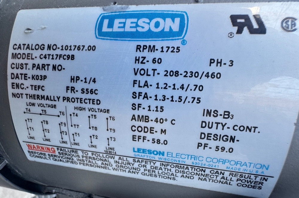 Quadrel Versaline 220V Single-Phase Versaline Labeling System
