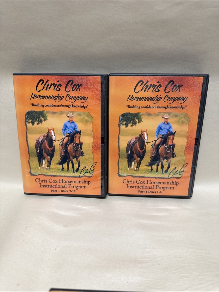 Chris Cox Horsemanship Instructional Program horse training DVD SET