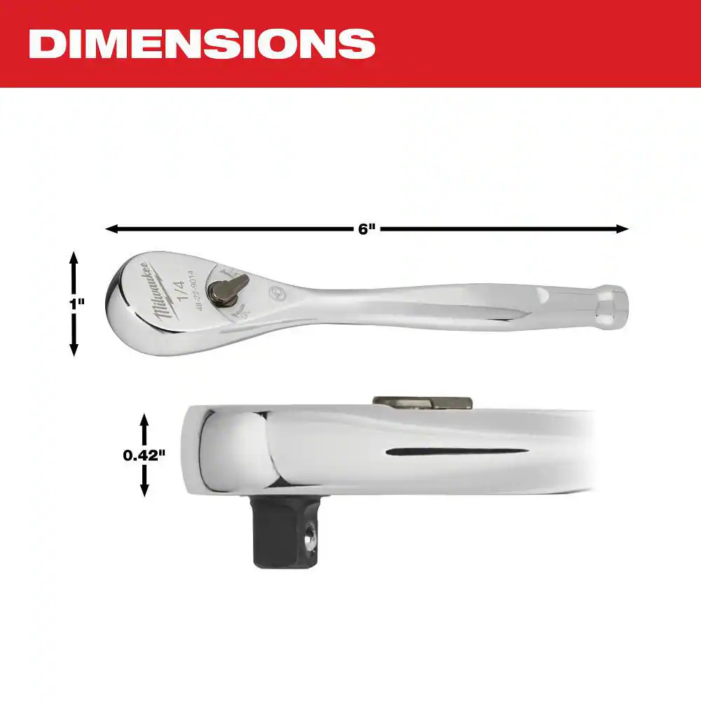 1/4 In. Drive Ratchet