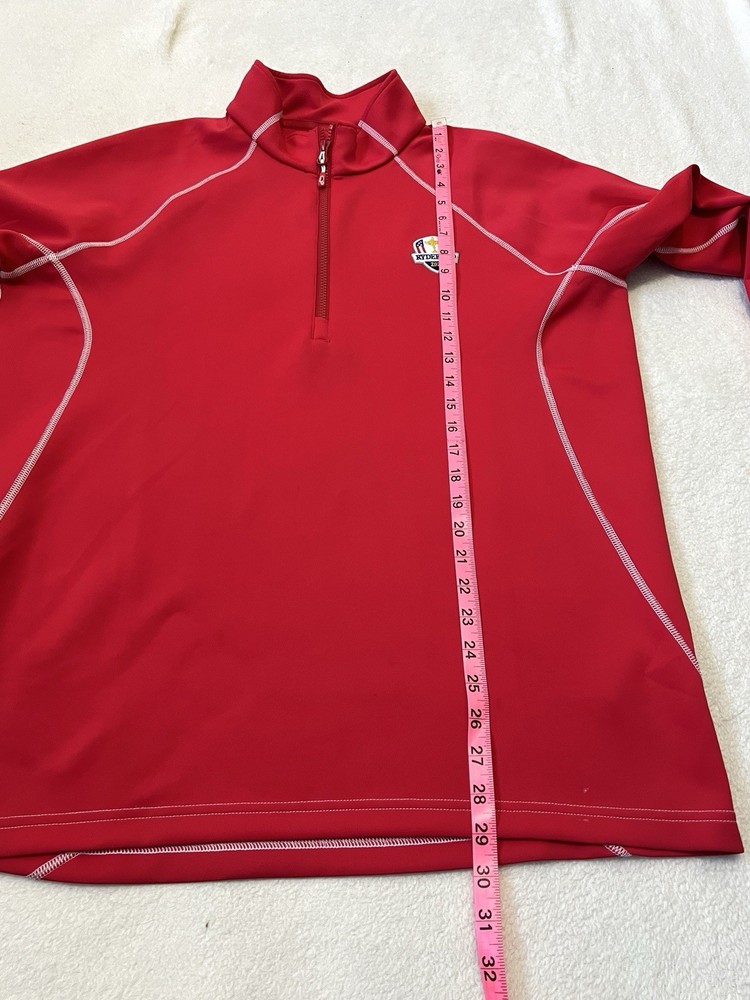 Sunice Ryder Cup 2020 Red Q-Zip Pullover - Large