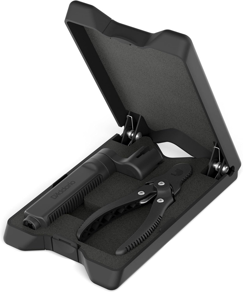 Tour Grade Guitar String Changing Kit – Peg Winder/Bridge Pin Puller Tool, Cutte