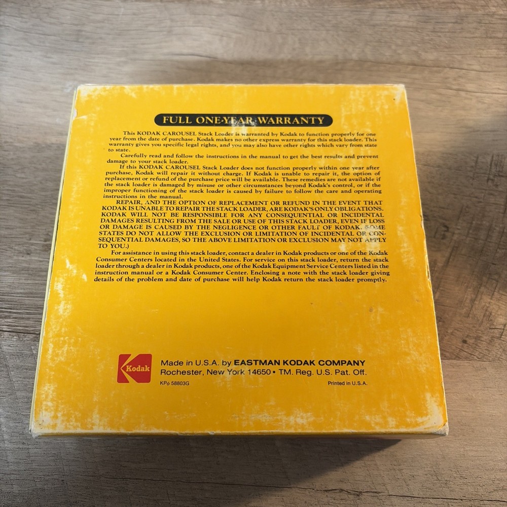 Kodak Carousel Stack Loader B40 CAT 151 4249 with Original Box