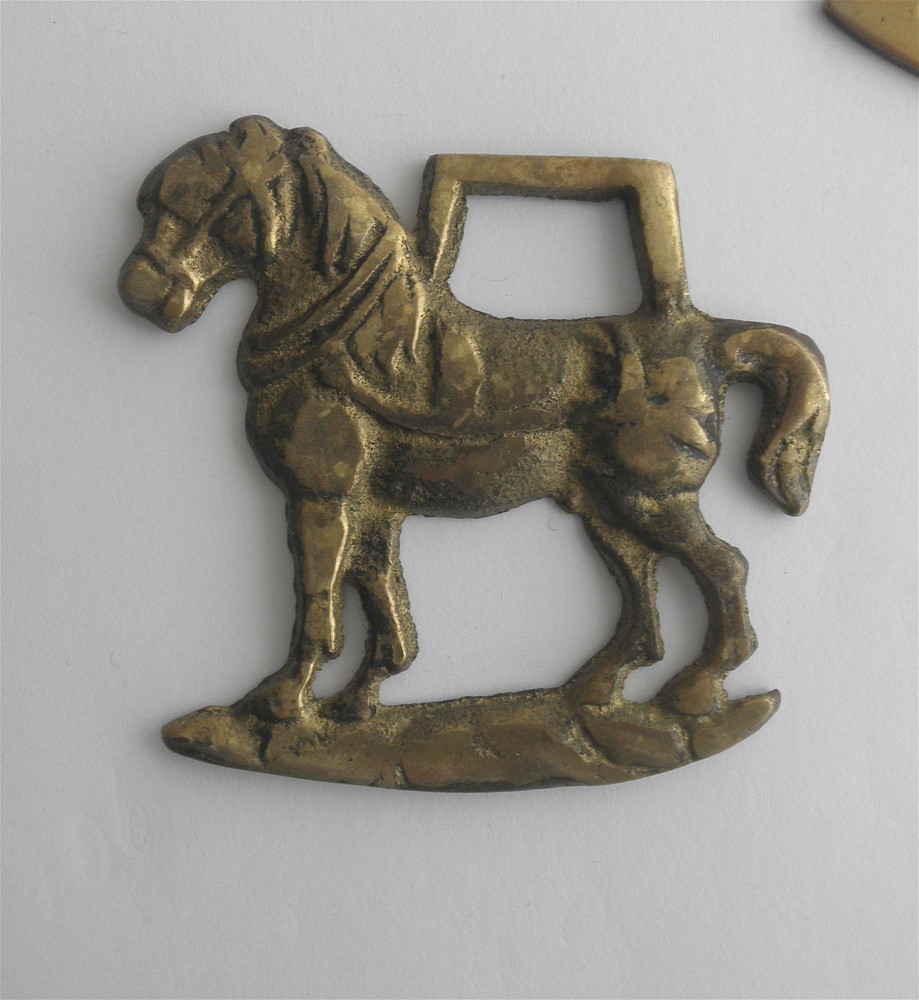 Victorian Brass SADDLE Decoration: Workhorse