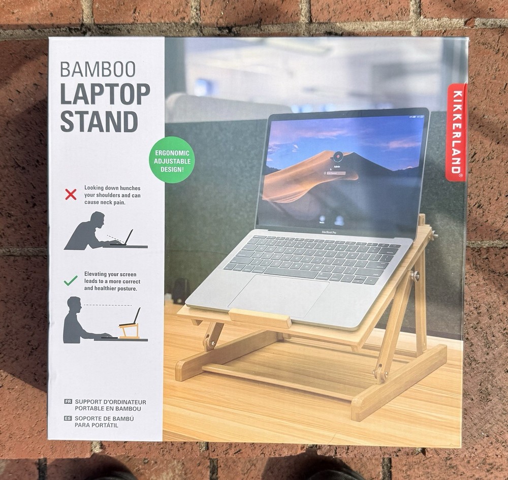 Kirkkerland Bamboo Laptop Stand