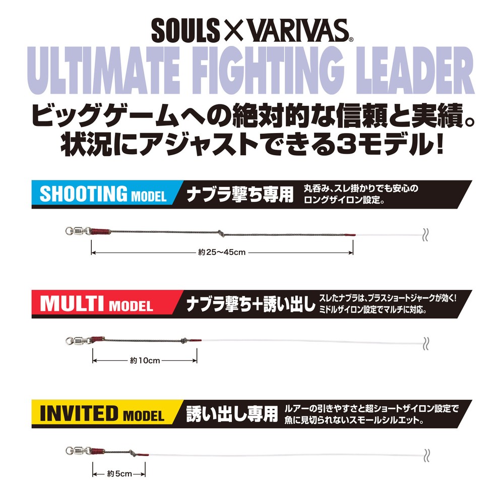 * VARIVAS x SOULS ULTIMATE FIGHTING LEADER Multi Model 6m variations