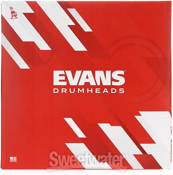 Evans EC2 Clear Tom Pack - 10", 12", and 14" Heads