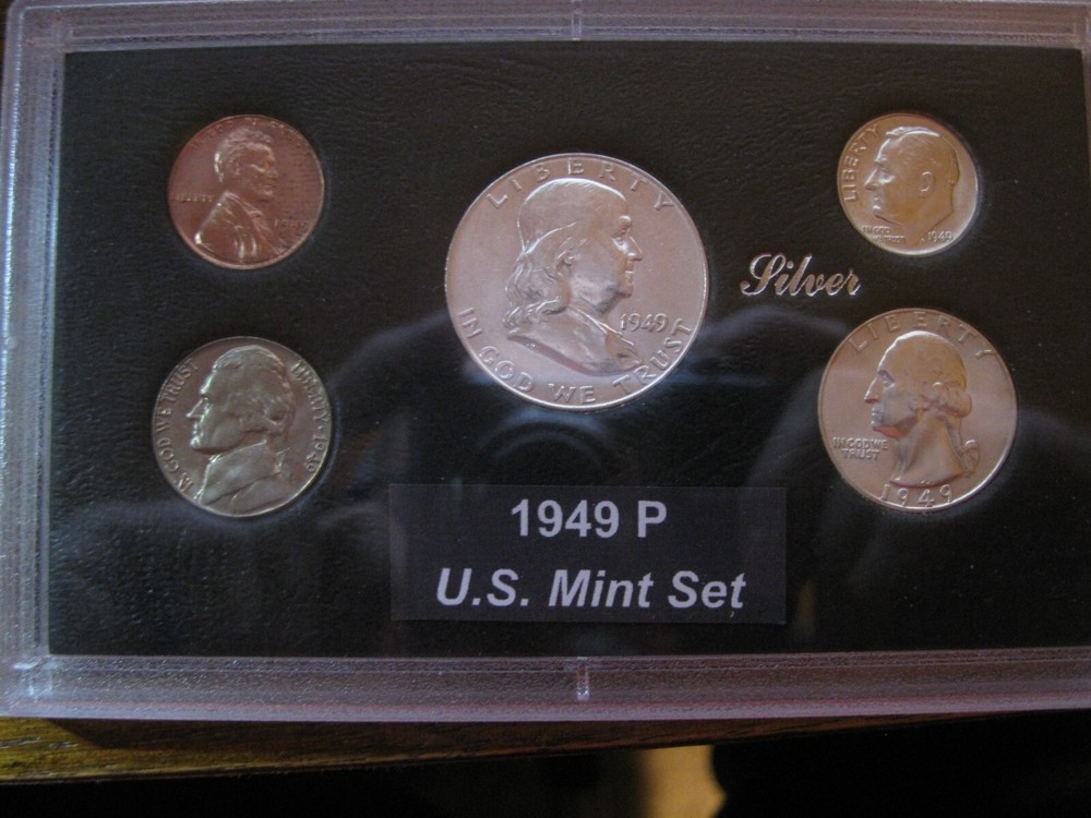 1949 P US Mint Silver Set Brilliant Uncirculated!