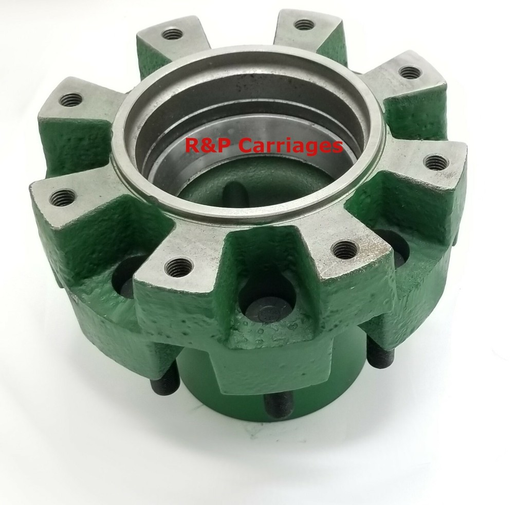 12,000# Hub Only 12k 4.88 Pilot 8x6.5 Quality and Rockwell Trailer Axle Wheel